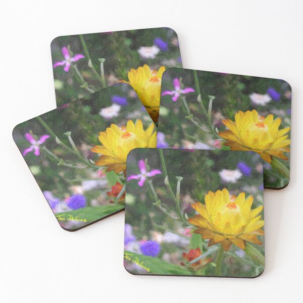 Item preview, Everlasting Yellow Flower, Print Painting artwork designed and sold by JonDelorme.