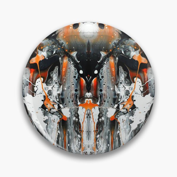 Item preview, Orange and Black Mirror Digital Art designed and sold by Shanti57.