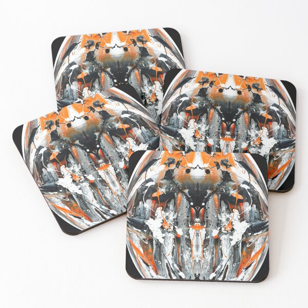 Item preview, Orange and Black Mirror Digital Art designed and sold by Shanti57.