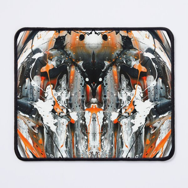 Item preview, Orange and Black Mirror Digital Art designed and sold by Shanti57.