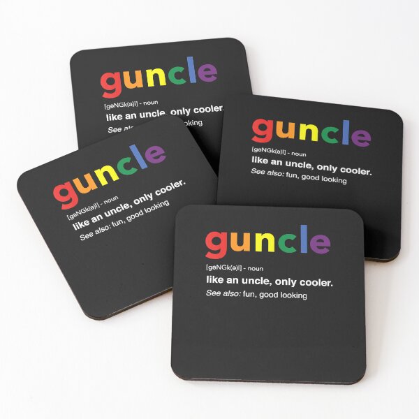 Item preview, Guncle Definition Rainbow Pride Color for Gay Uncle designed and sold by David231231.