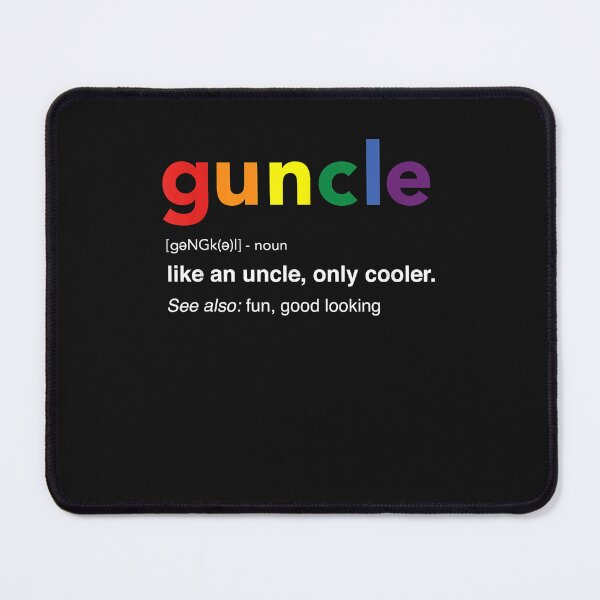 Item preview, Guncle Definition Rainbow Pride Color for Gay Uncle designed and sold by David231231.