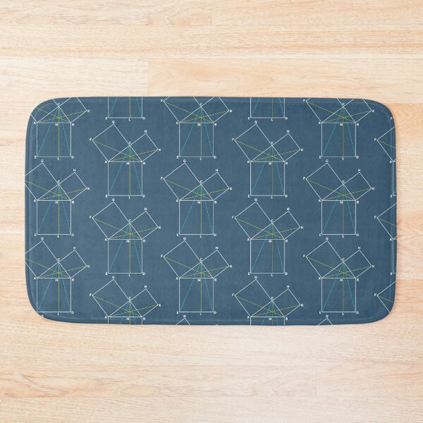 Item preview, Euclid 47th Proposition With Angles Masonic Design designed and sold by A Little Shop of Light.