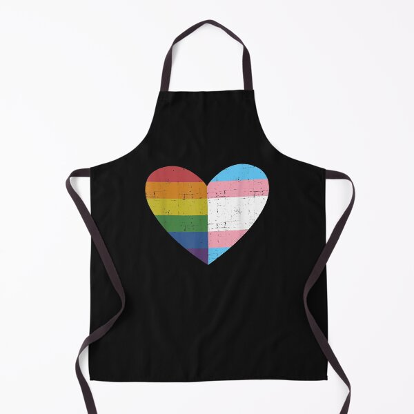 Item preview, Heart with rainbow and transgender flag for pride month designed and sold by David231231.