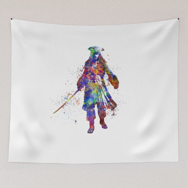 Item preview, jack sparrow pirates of the caribbean designed and sold by paulrommer.