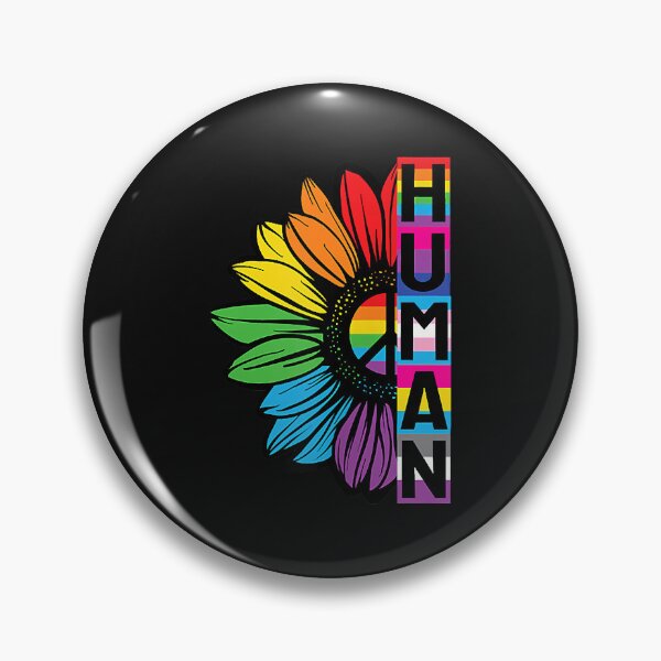 Item preview, HUMAN Sunflower LGBT Flag Gay Pride Month LGBTQ designed and sold by David231231.
