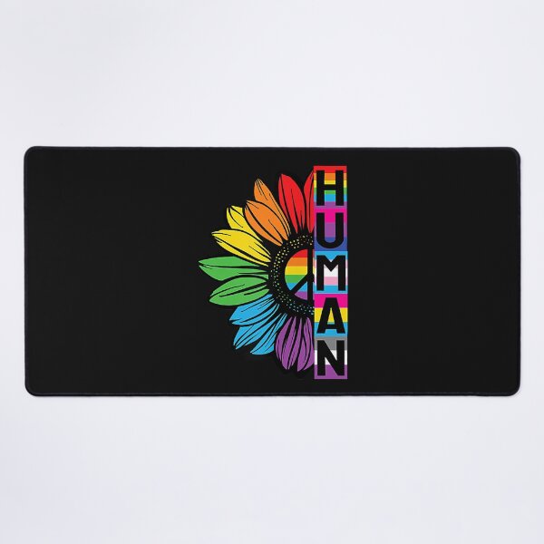 Item preview, HUMAN Sunflower LGBT Flag Gay Pride Month LGBTQ designed and sold by David231231.