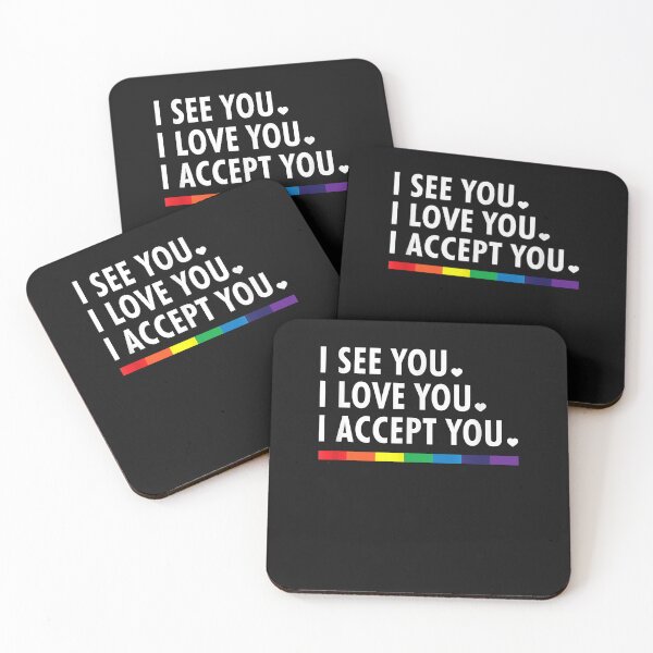 Item preview, I see I love you I accept you - LGBTQ Ally Gay Pride designed and sold by David231231.