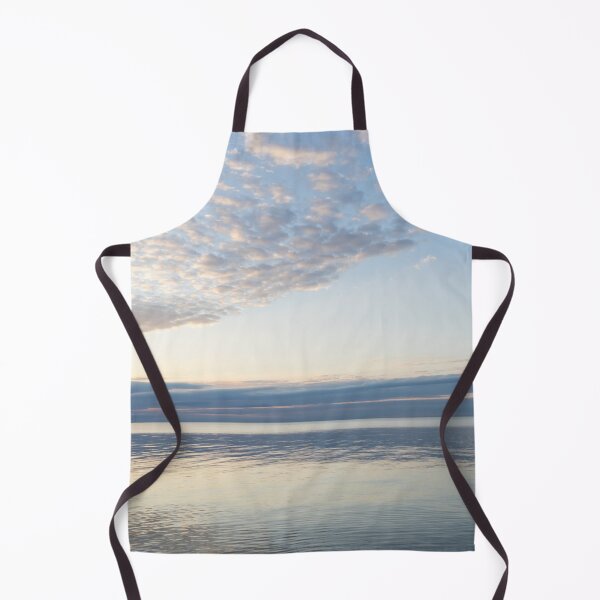 Item preview, Silky Blue Patterns - Calming Waterscape with Cloud Puffs designed and sold by Georgia Mizuleva.