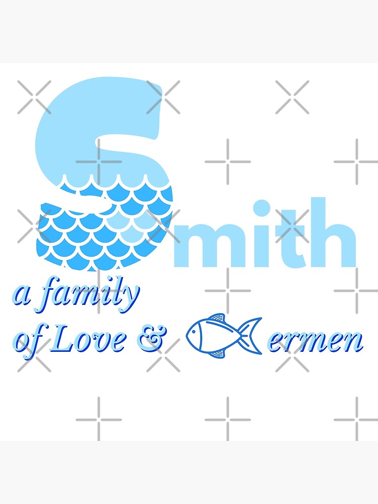 "Smith Family Monogram Sign Tshirt displays proud family