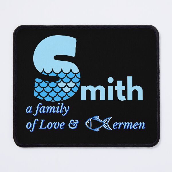 Item preview, Smith Family Monogram Sign Tshirt displays proud family characteristics in blue designed and sold by Faelee.