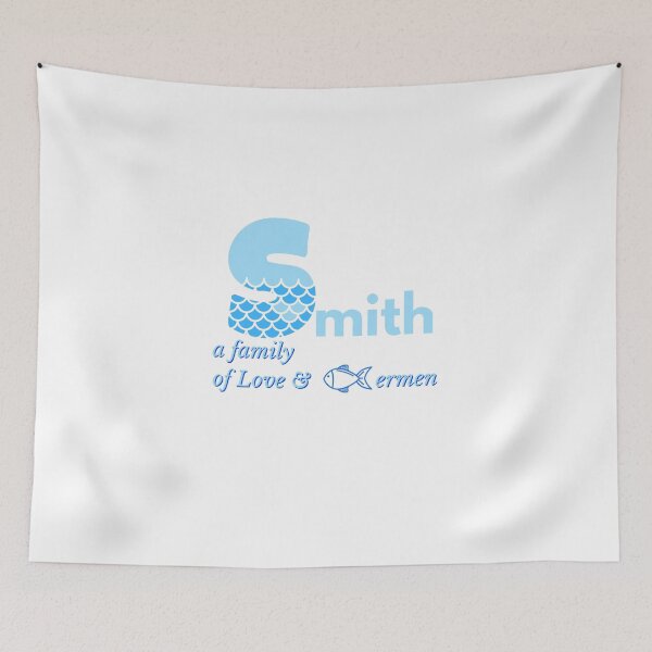 Artikelvorschau, Das Familien-Monogramm-Zeichen-T-Shirt Smith zeigt stolze Familienmerkmale in Blau entworfen und verkauft von Faelee.