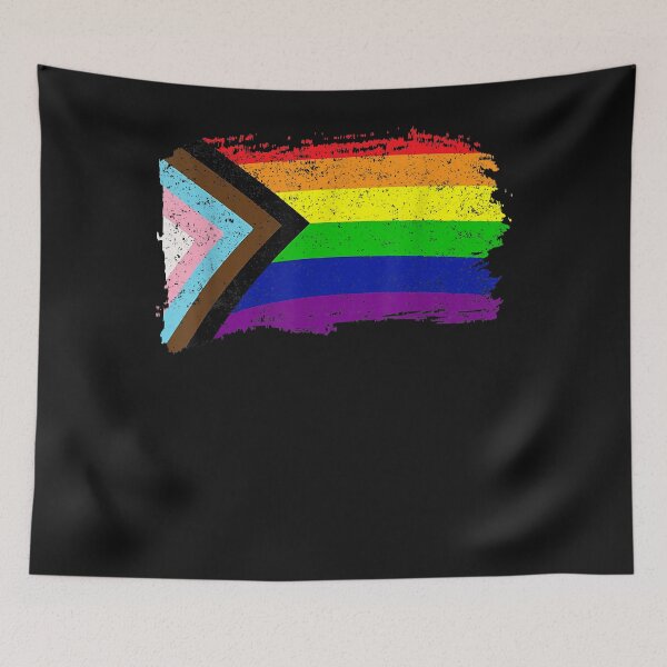 Item preview, Inclusive Progress Pride Flag Gay Pride LGBTQ Rainbow Flag designed and sold by David231231.