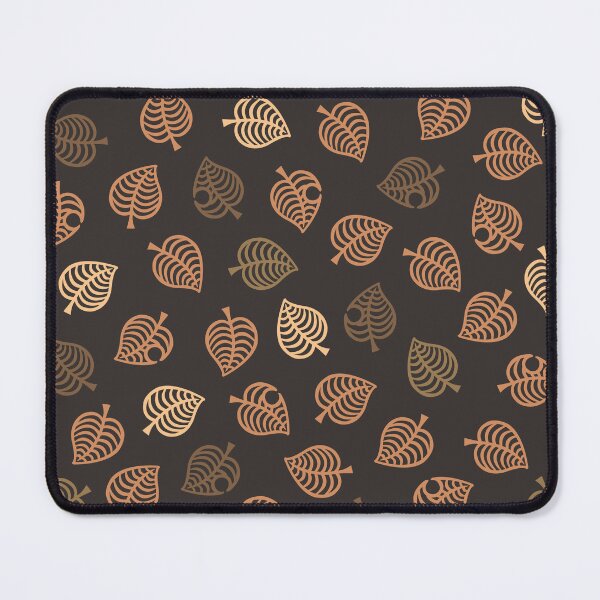 Nook Leaf Aloha Logo - Brown Orange / Warm Taupe Colors Mouse Pad