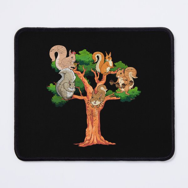 Item preview, Nature Forest Animal Lover Tree Cute Squirrel designed and sold by bestshirtdesign.