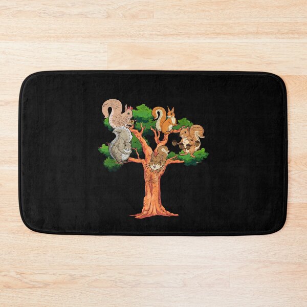 Item preview, Nature Forest Animal Lover Tree Cute Squirrel designed and sold by bestshirtdesign.