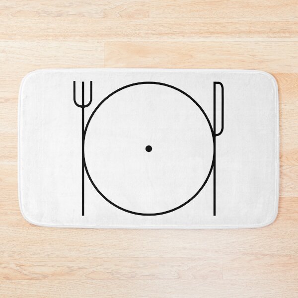 Item preview, Knife and Fork Mason Logo designed and sold by A Little Shop of Light.