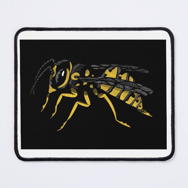 Item preview, Cross Hatching Wasp designed and sold by Morninggoffee.