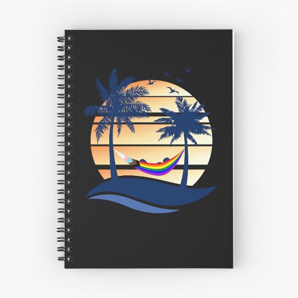 Item preview, LGBTQ Progress Pride Hammock Summer Beach Sunset designed and sold by David231231.