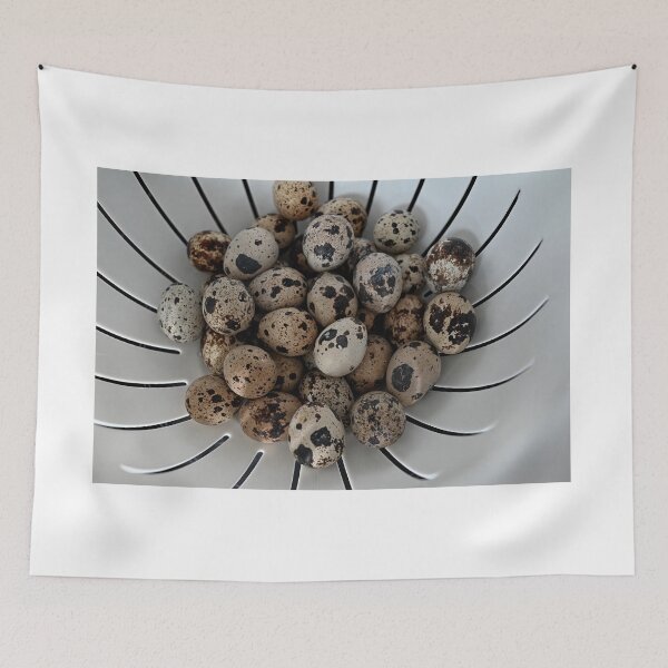 Item preview, Raw quail eggs with shells designed and sold by dabingboshi.