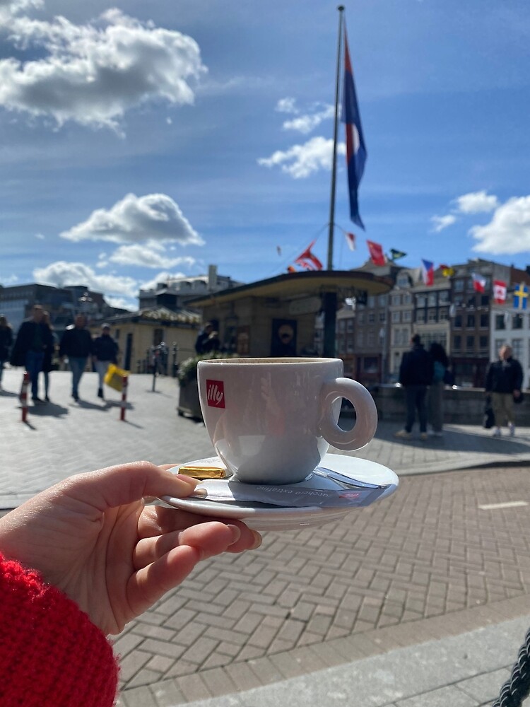 "Coffee time in Amsterdam" Poster for Sale by Sunriseeee Redbubble