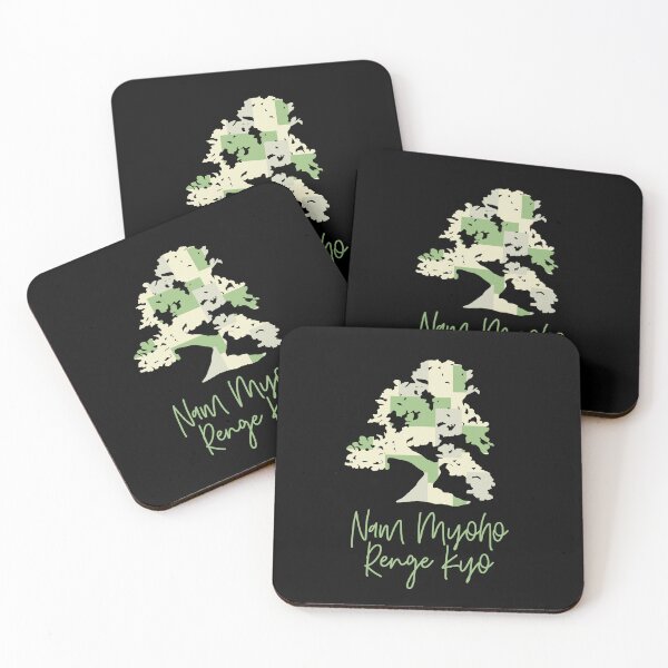 Item preview, Bodhi Tree Silhouette Green Squares Abstract designed and sold by AMSonArt.