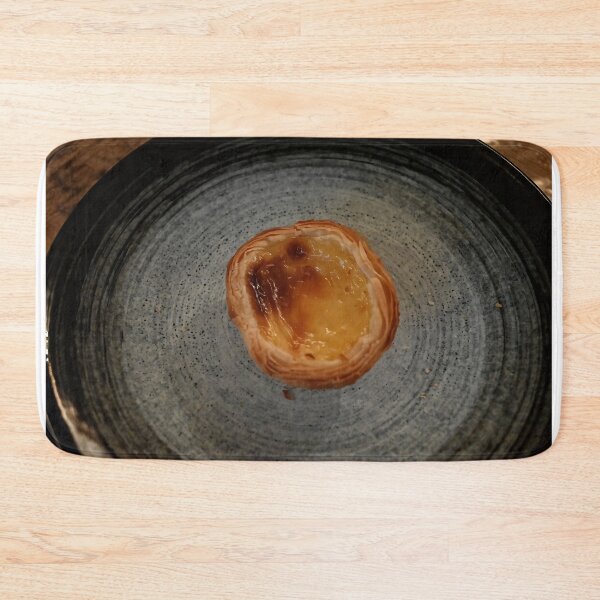 Item preview, One egg tart on a plate designed and sold by dabingboshi.