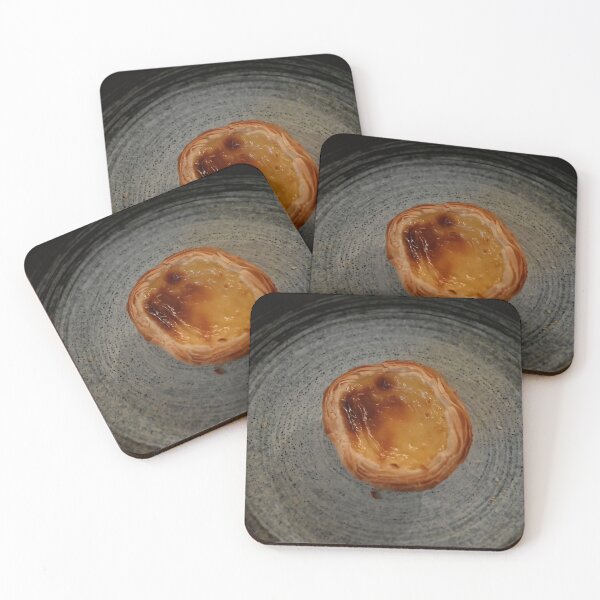 Item preview, One egg tart on a plate designed and sold by dabingboshi.