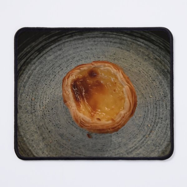 Item preview, One egg tart on a plate designed and sold by dabingboshi.