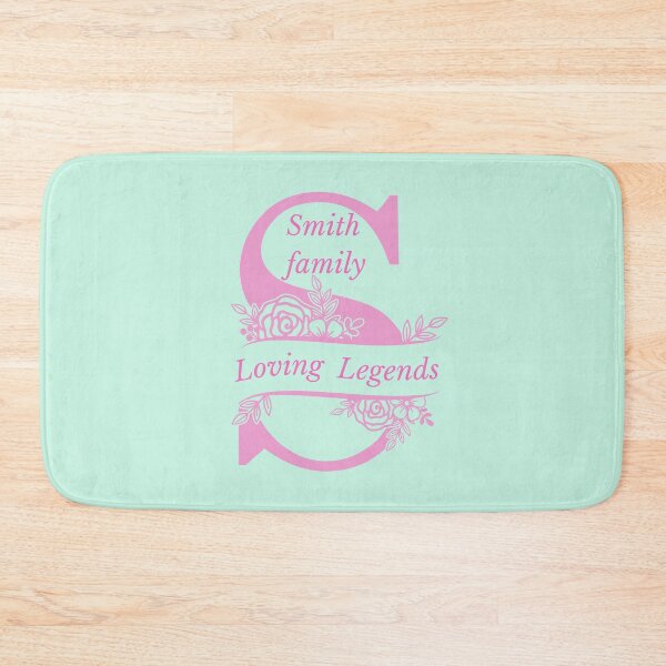 Item preview, Smith Family Monogram Sticker Sign Tshirt displays proud family characteristics in pink designed and sold by Faelee.