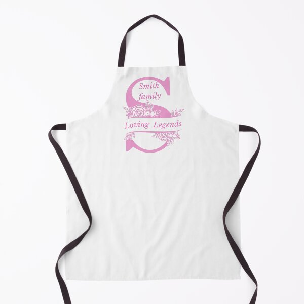Aperçu de l'œuvre Le t-shirt Smith Family Monogram Sticker Sign affiche fièrement les caractéristiques de la famille en rose créée et vendue par Faelee.