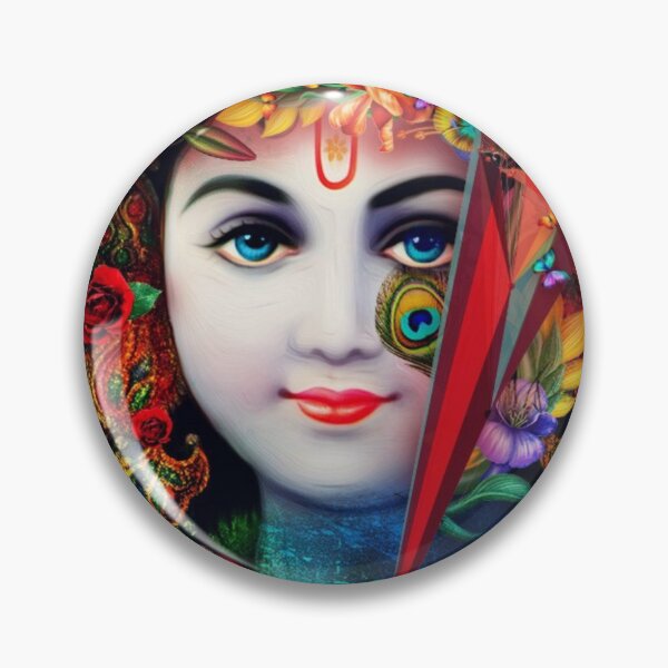 Item preview, Lord Shri Krishna Hindu God Stickers t-shirts designed and sold by Instant Printing.
