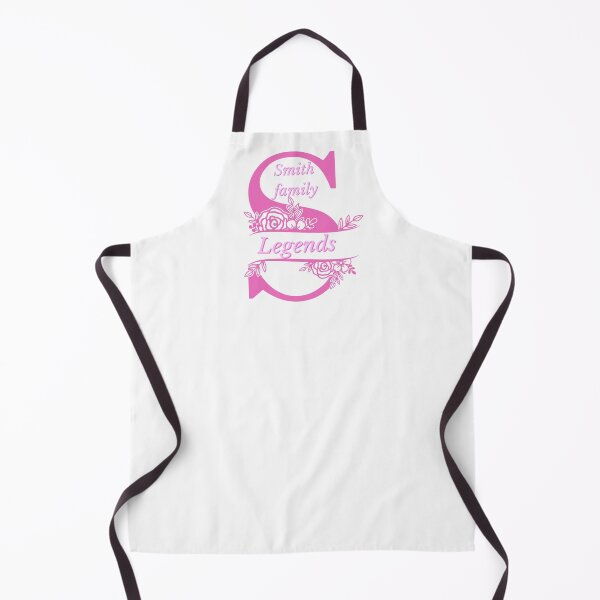 Aperçu de l'œuvre Le t-shirt Smith Family Monogram Sticker Sign affiche les caractéristiques de la famille fière en rose foncé créée et vendue par Faelee.