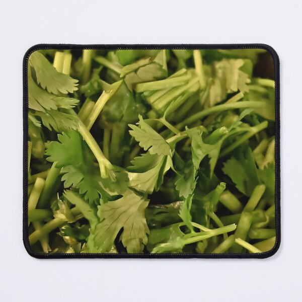Item preview, A close view of green coriander in pieces designed and sold by dabingboshi.