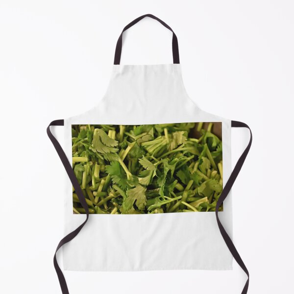 Item preview, A close view of green coriander in pieces designed and sold by dabingboshi.