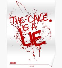 Der Kuchen ist eine lie Poster