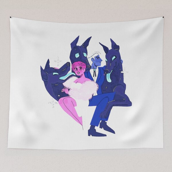 Item preview, Lore Olympus Painting Tshirt - Hades Pet Love designed and sold by RavensSociety.