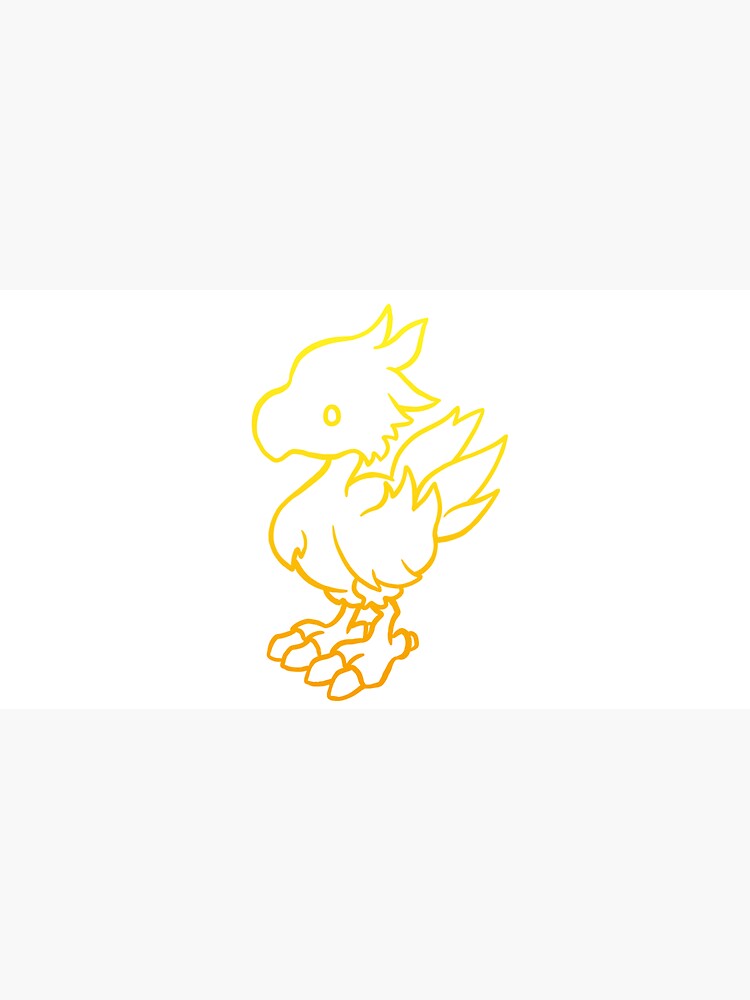 Thumbnail 7 of 7, Cap, Final Fantasy - Chocobo designed and sold by RikDrawsThings.