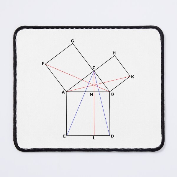 Item preview, Euclid 47th Proposition With Angles Masonic Design designed and sold by A Little Shop of Light.