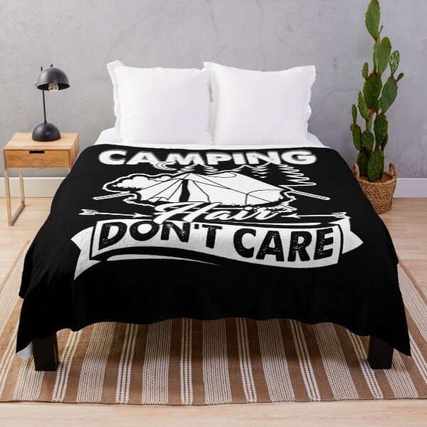 Item preview, Camping Hair Don't Care designed and sold by UnknownArtistt.