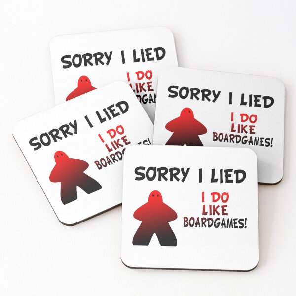 Item preview, Sorry I Lied, I DO Like Boardgames (Funny Quote about Boardgaming - Viral Memes and Cool Sayings) designed and sold by SassyClassyMe.