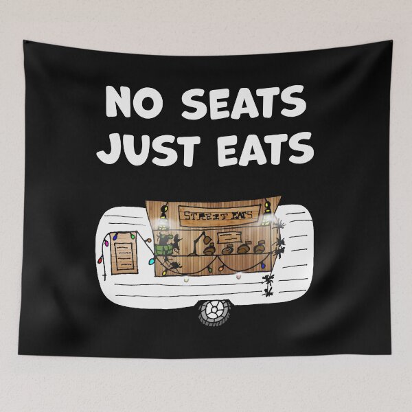 Item preview, Cute Food Truck with Funny Slogan  designed and sold by Artstastic.