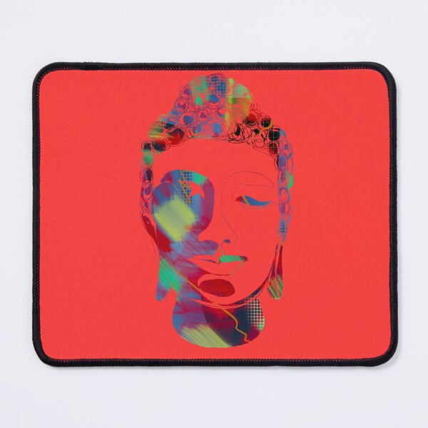 Item preview, Hand drawn Buddha Silhouette Bright n Cheerful designed and sold by AMSonArt.