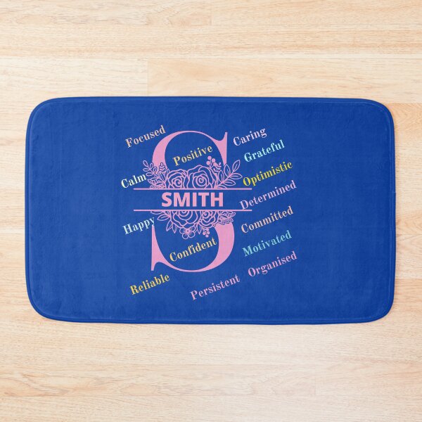Artikelvorschau, Smith-Familien-Monogramm-Aufkleber-Zeichen-T-Shirt zeigt stolze Familieneigenschaften in Wörtern an entworfen und verkauft von Faelee.