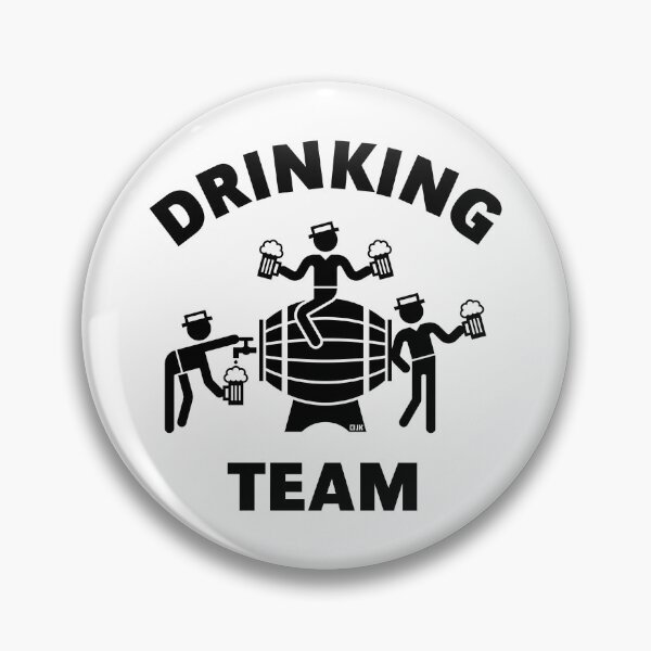 Artikelvorschau, Drinking Team (Bier Trinken / Bierfass / Black) entworfen und verkauft von MrFaulbaum.