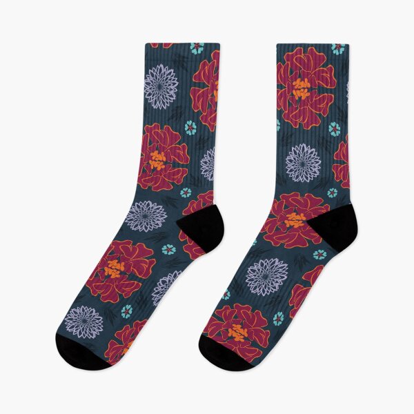 Item preview, Marigold Flower Pattern designed and sold by dryskCreative.