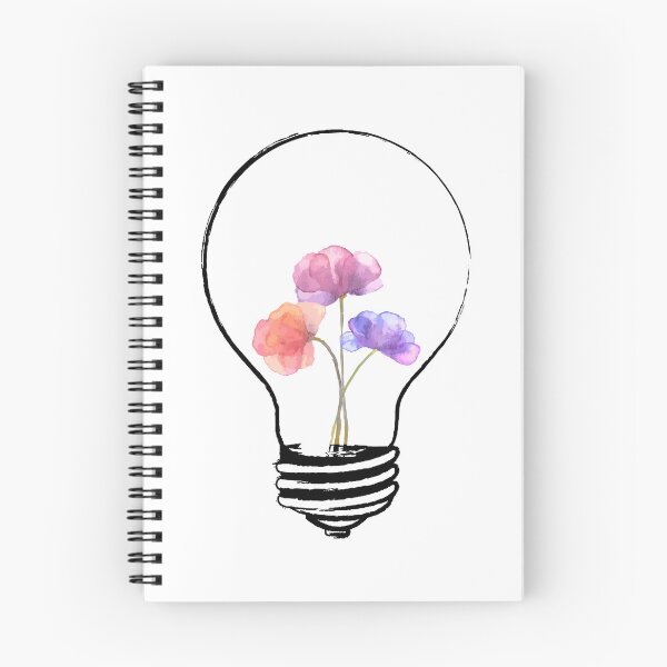 Item preview, light bulb with yellow flowers designed and sold by CrisTEE.