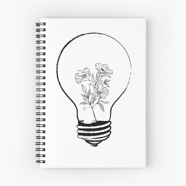 Item preview, light bulb with yellow flowers designed and sold by CrisTEE.
