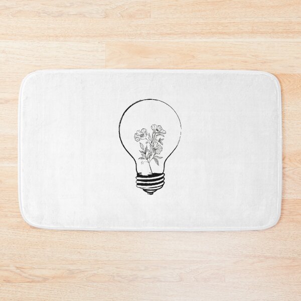 Item preview, light bulb with yellow flowers designed and sold by CrisTEE.