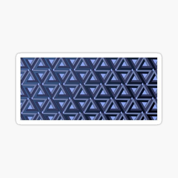 Vista previa del artículo con la obra «Penrose Pattern-blue», diseñado y vendido por abbysheahan.